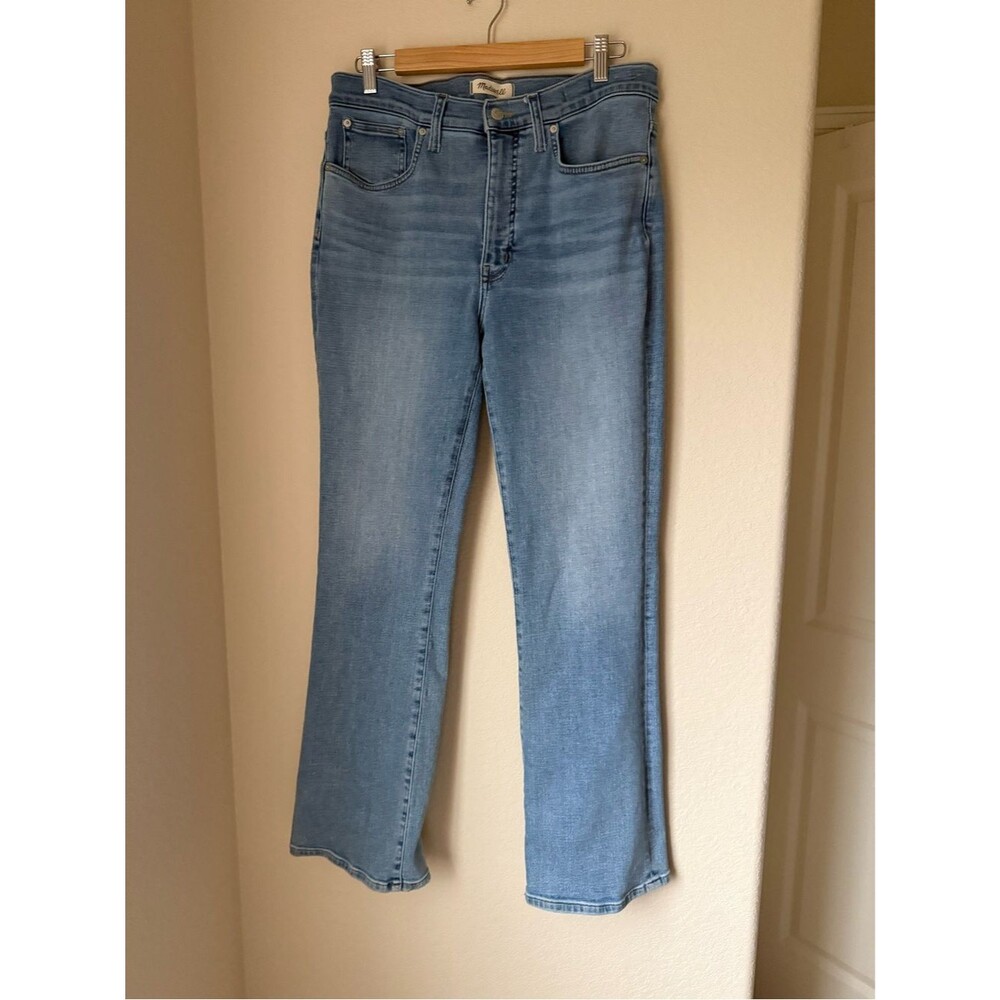 Madewell Tall Kick Out Crop Jeans in Mather Wash Size 30T